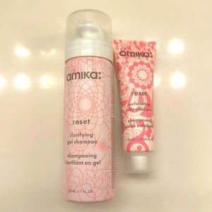 Amika Reset shampoo and conditioner * travel size *
